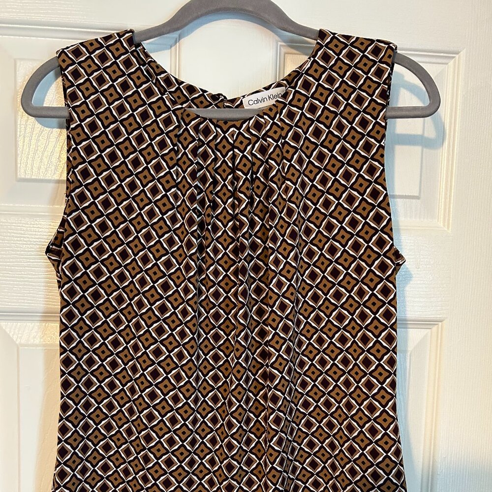 Calvin Klein, Size Medium Blouse, Multi-Color